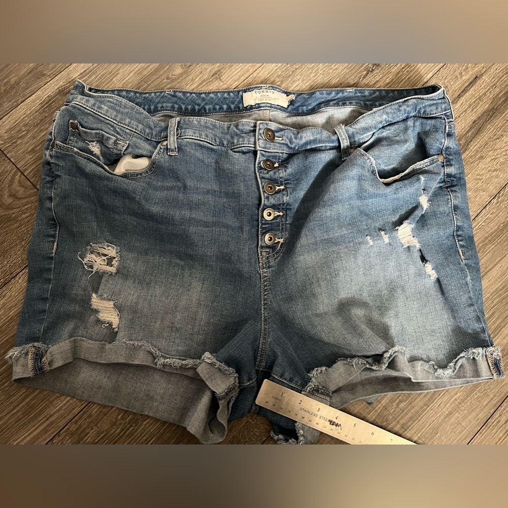 Torrid Denim 5-Button Shorts
